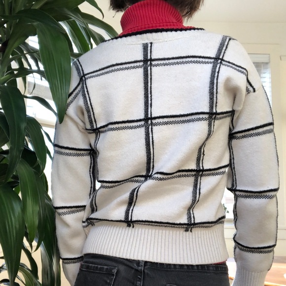 Windowpane Sweater - Picture 4 of 5